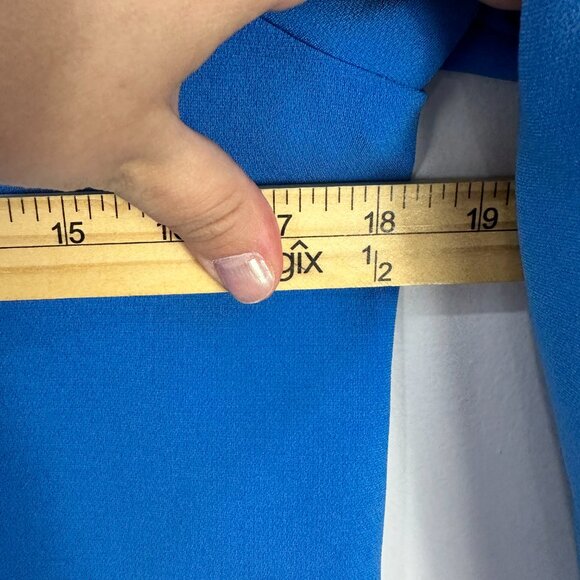 J.Crew Collection Shift Dress Blue Size 4 Minimalist Elegant Quiet Luxury - Picture 3 of 6